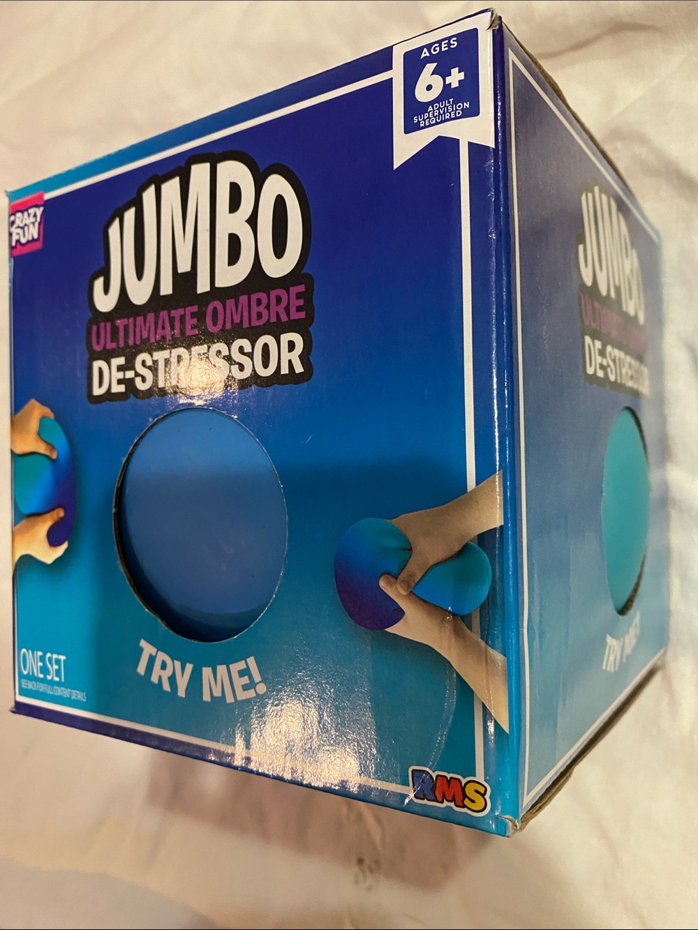 Blue Jumbo Ultimate De-Stressor Ball RMS
